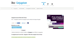 Desktop Screenshot of dico-conjugaison.com