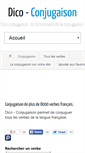 Mobile Screenshot of dico-conjugaison.com